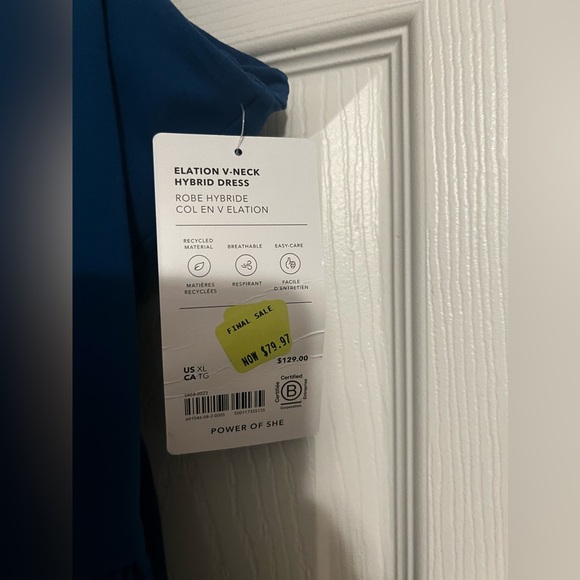 Athleta Elation Vneck Sundress—size XL—NWT - Picture 5 of 5